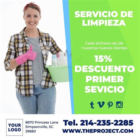 anuncios limpieza|Plantillas de flyers de limpieza editables 